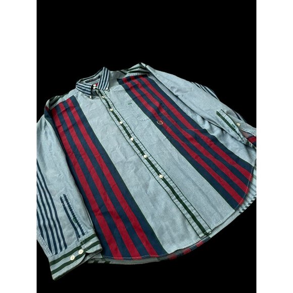 TOMMY HILFIGER Men’s‎ Button Up Long Sleeve Shirt Size L - Picture 1 of 3